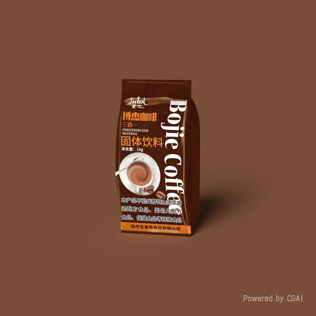 Shidi Bojie Latte Cappuccino Mocha Espresso Powder Instant commercial 1000g bagged extra strong coffee Application Scenario