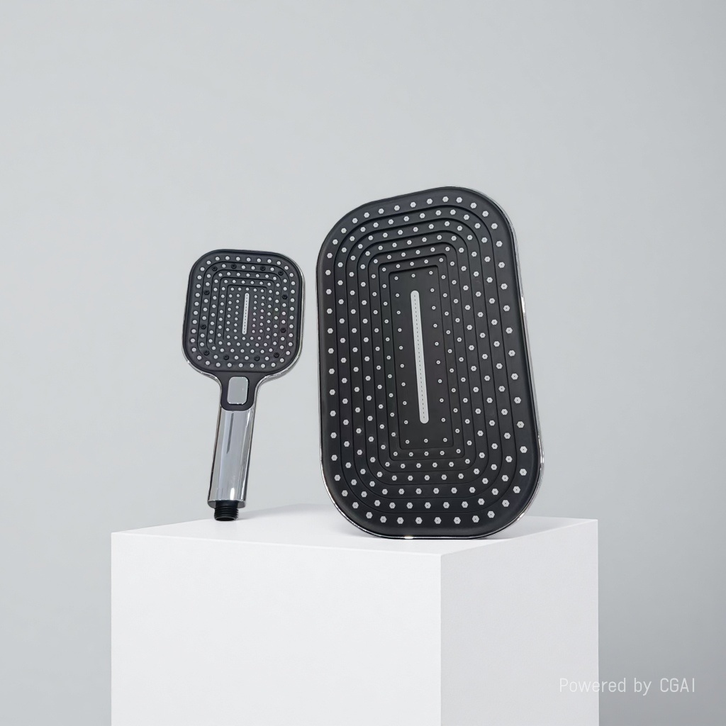 Household pressurized shower head set, bathroom shower head combination Application Scenario