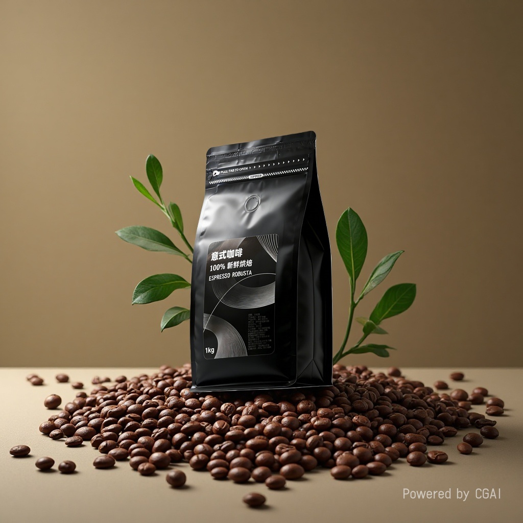 Italian blend Yunnan coffee beans commercial wholesale, special for coffee shops and hotels, deep-roasted, freshly ground coffee powder 171712396 details Picture