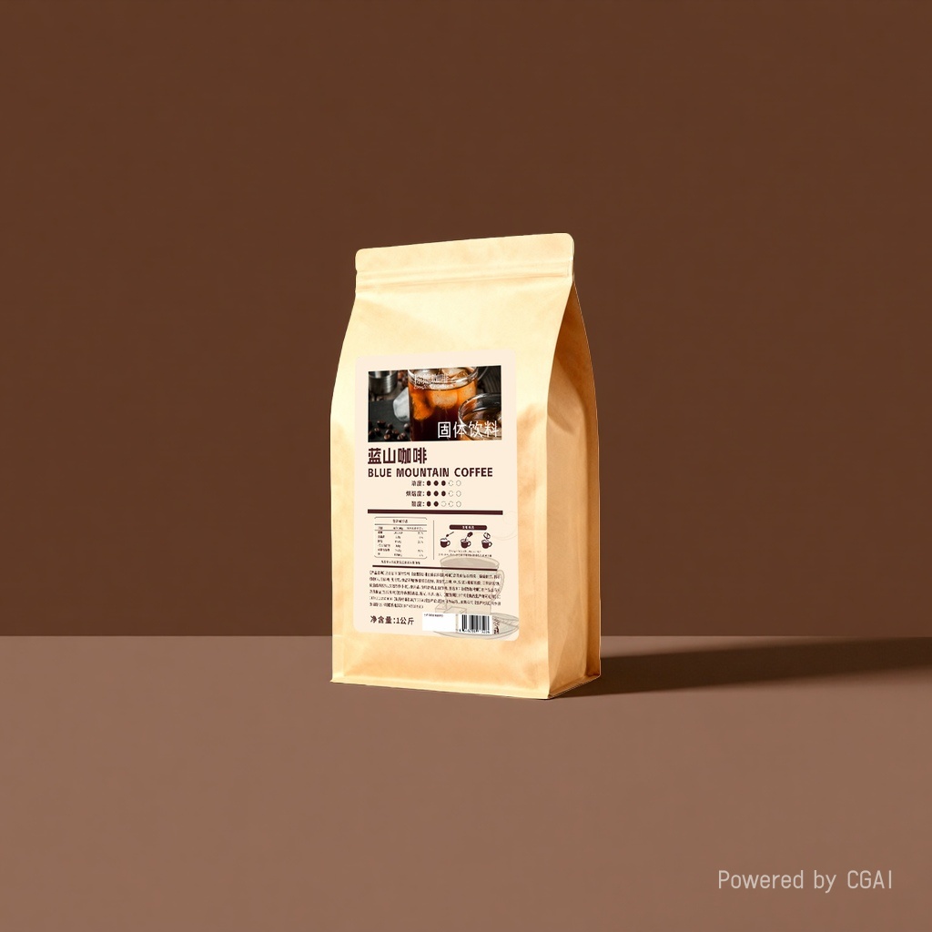 Brown Bear Coffee Premium Blue Mountain Flavor Instant Coffee, Espresso Powder wholesale Dingqi Specification image