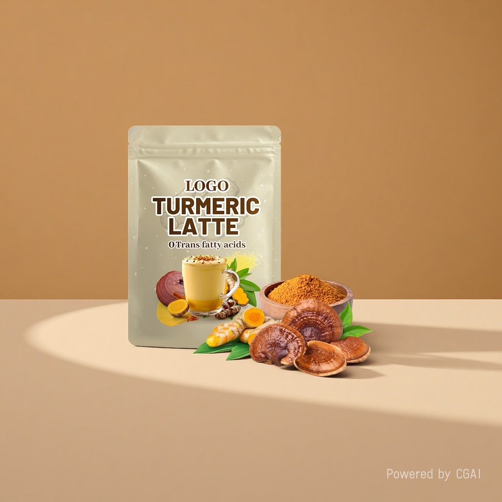 Turmeric Coffee export products, bagged OEM customized coffee, coffee export exclusively for instant powder cross-border Application Scenario