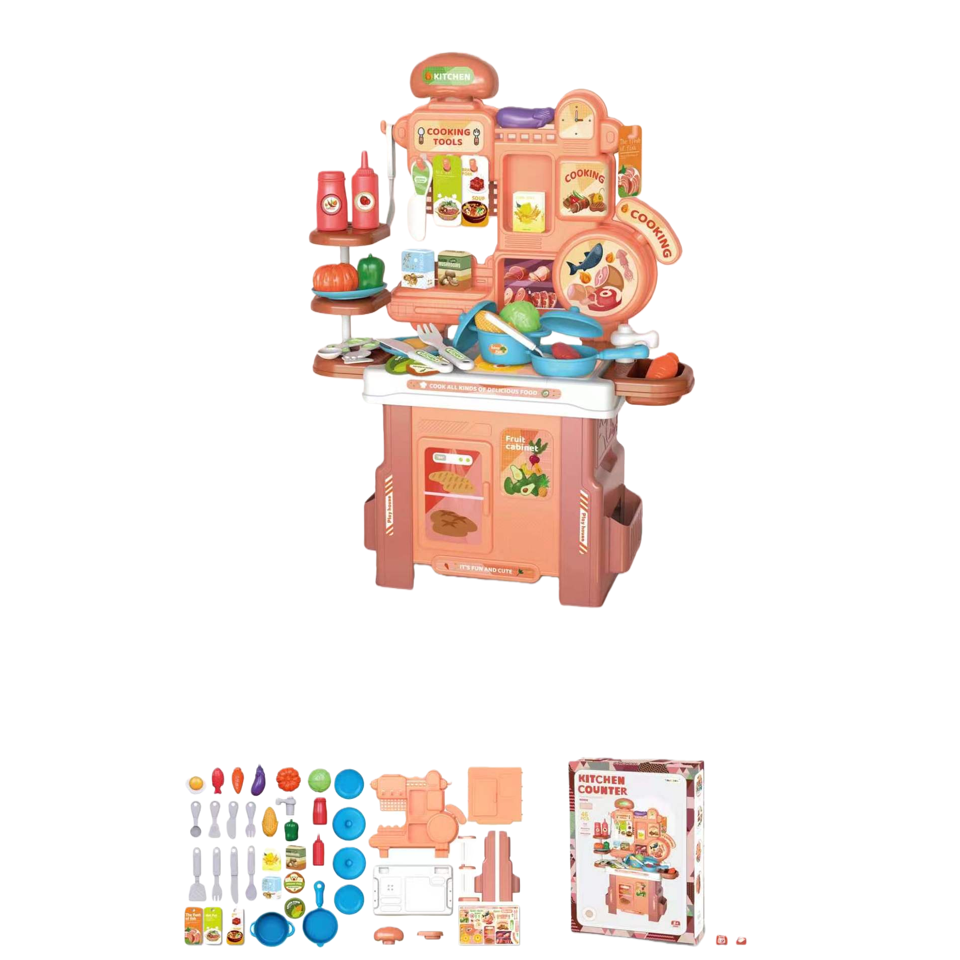 Children's toys, kitchen counter, mini kitchen, kitchenware, toys, girls' small toys Item Picture