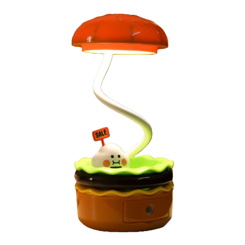 Hamburg Night light LED charging bedside sleep lamp, pencil sharpener storage desk lamp, Hamburg Night light for children Item Picture