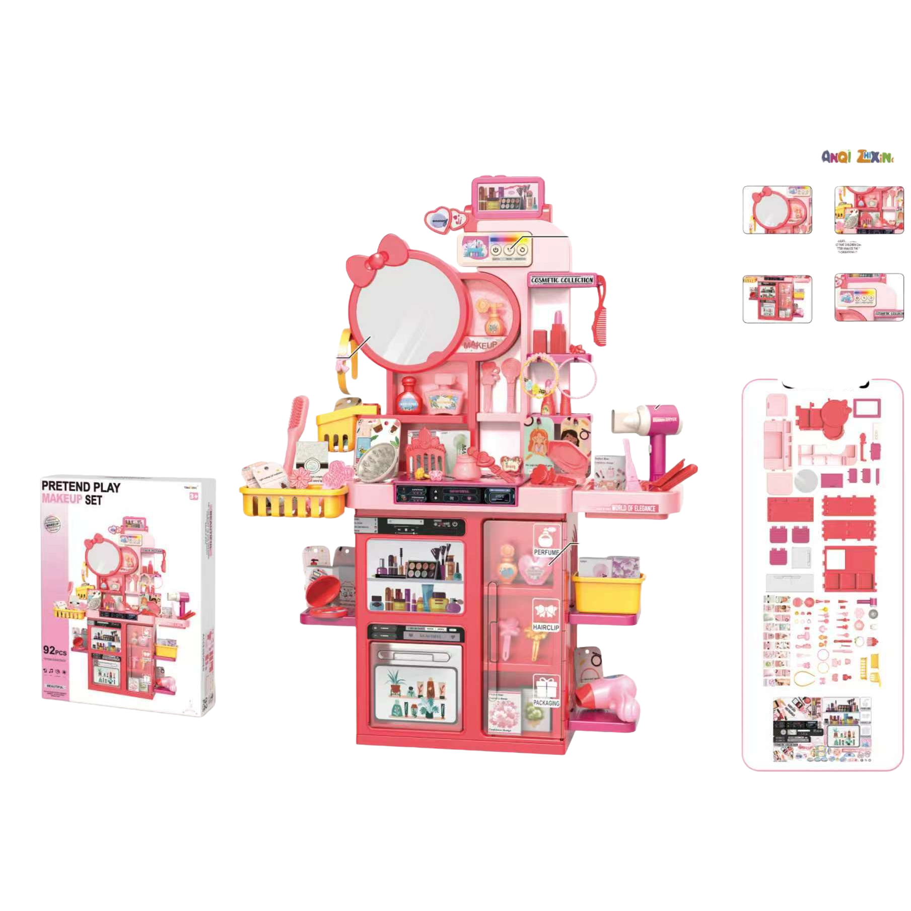 Children 's Makeup toys makeup table Set Pretend Play Makeup Set girls' toys Item Picture