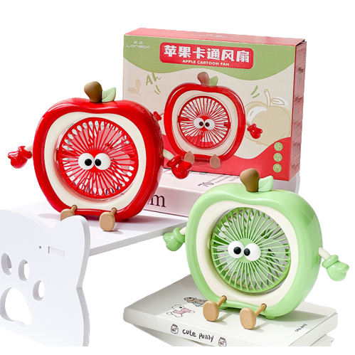 Food and Play series cartoon electric fans, summer small dormitory fans, usb mini fans, portable handheld fans Item Picture