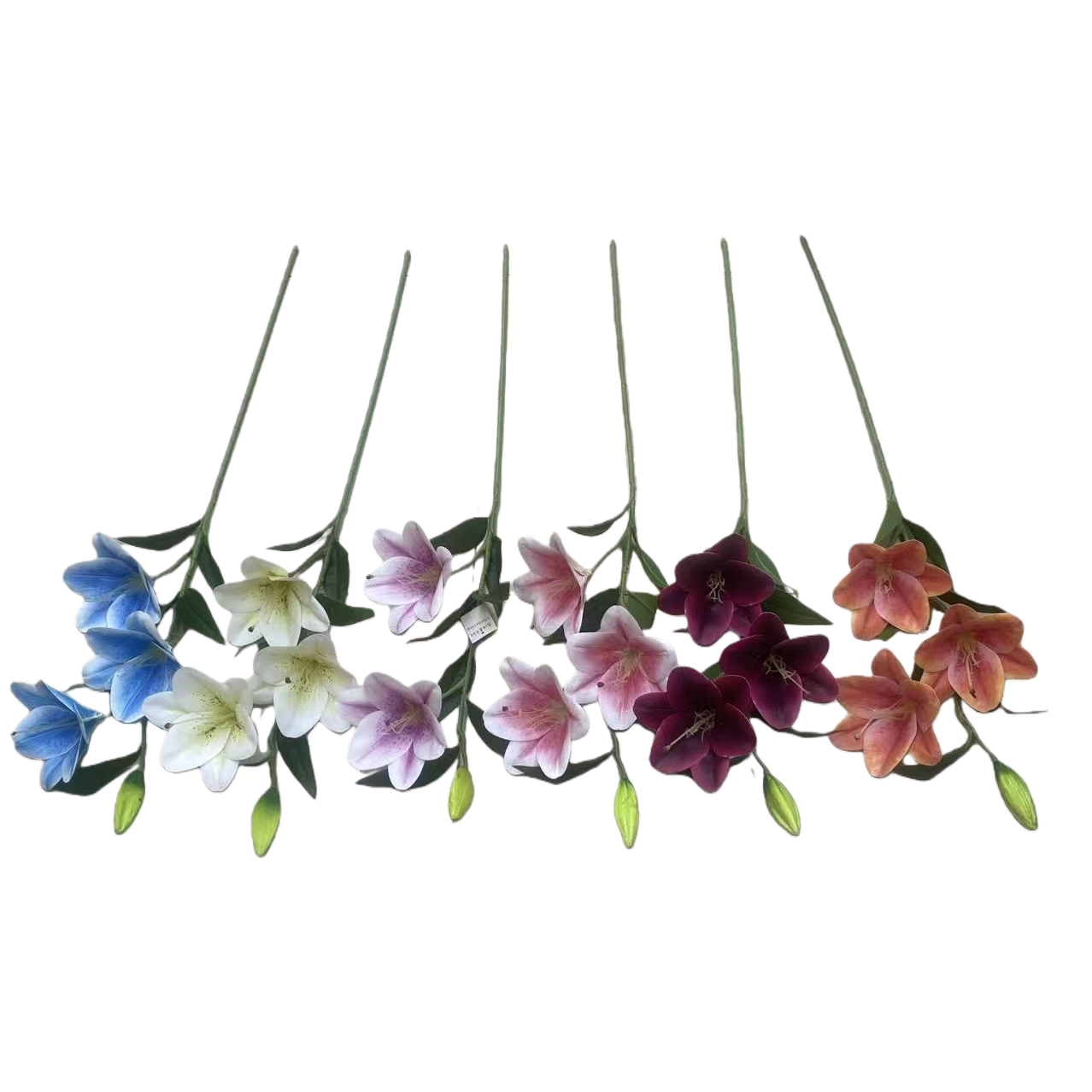 Monet's Garden faux plastic flowers, artificial flowers, handcrafted flower materials, perfume lilies Item Picture
