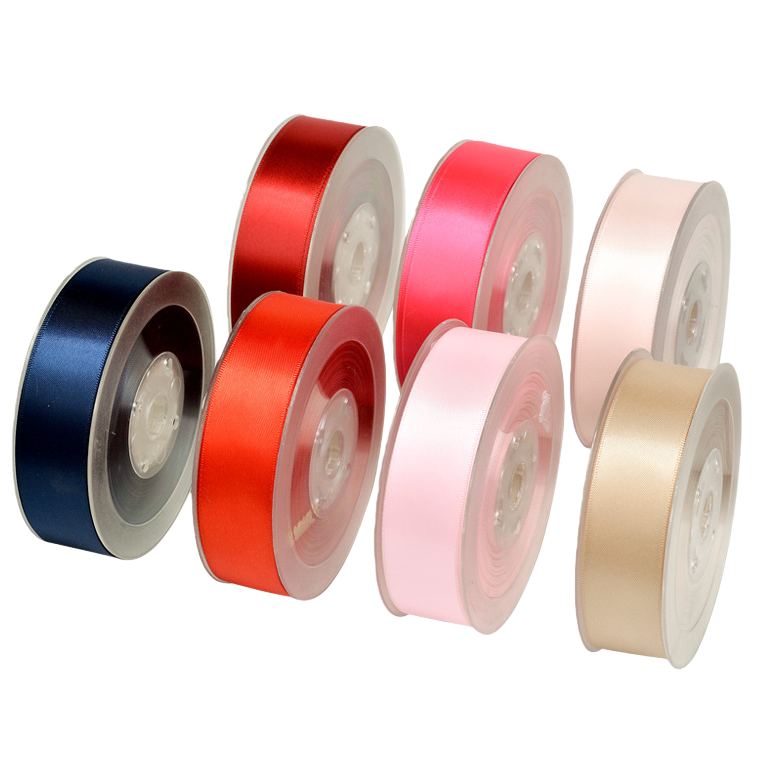 Single-sided satin ribbon, colored wedding rose material, accessory material, cake packaging tape