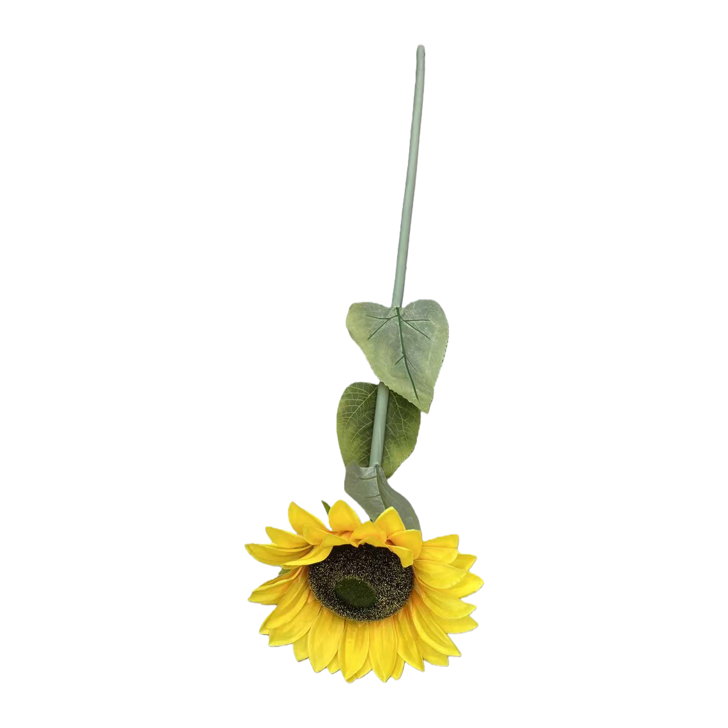 Monet's Garden faux plastic flowers, handcrafted flower materials, artificial flowers, decorative leather tubes, sunflowers Item Picture