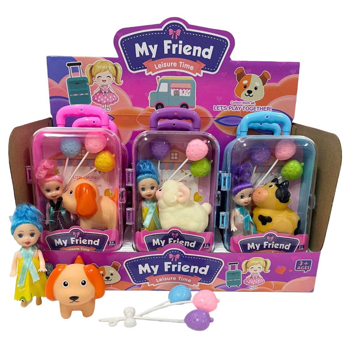 My Friend Leisure Time Children's Multi-functional Toy Table Game Table Drawing Girls Toy Set Item Picture