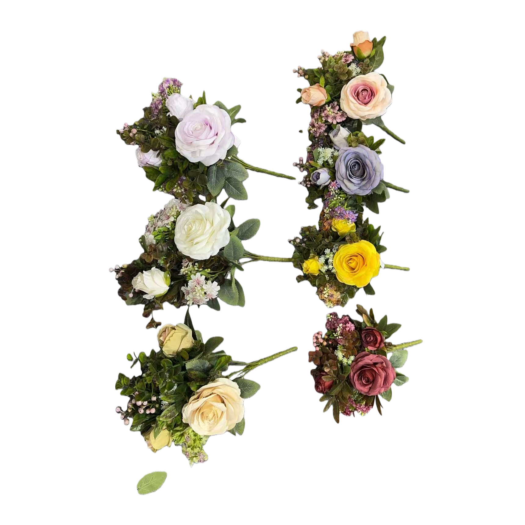 Monet Garden Artificial plastic Flowers, handcrafted flower materials, artificial flower decoration 110657887 Item Picture