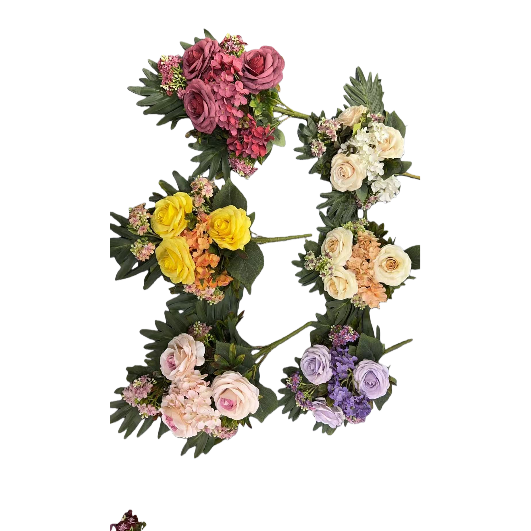 Monet's Garden faux plastic flowers, artificial flowers, handcrafted flower materials Item Picture