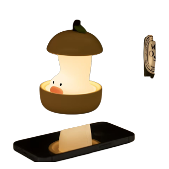 Creative seven-color pear night light, USB charging, three-speed pear night light, cute timed sleep companion light Item Picture