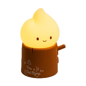 New New Year and Christmas gifts: Tree stump Flame Fairy Night light, USB charging bedside companion ambient light Item Picture