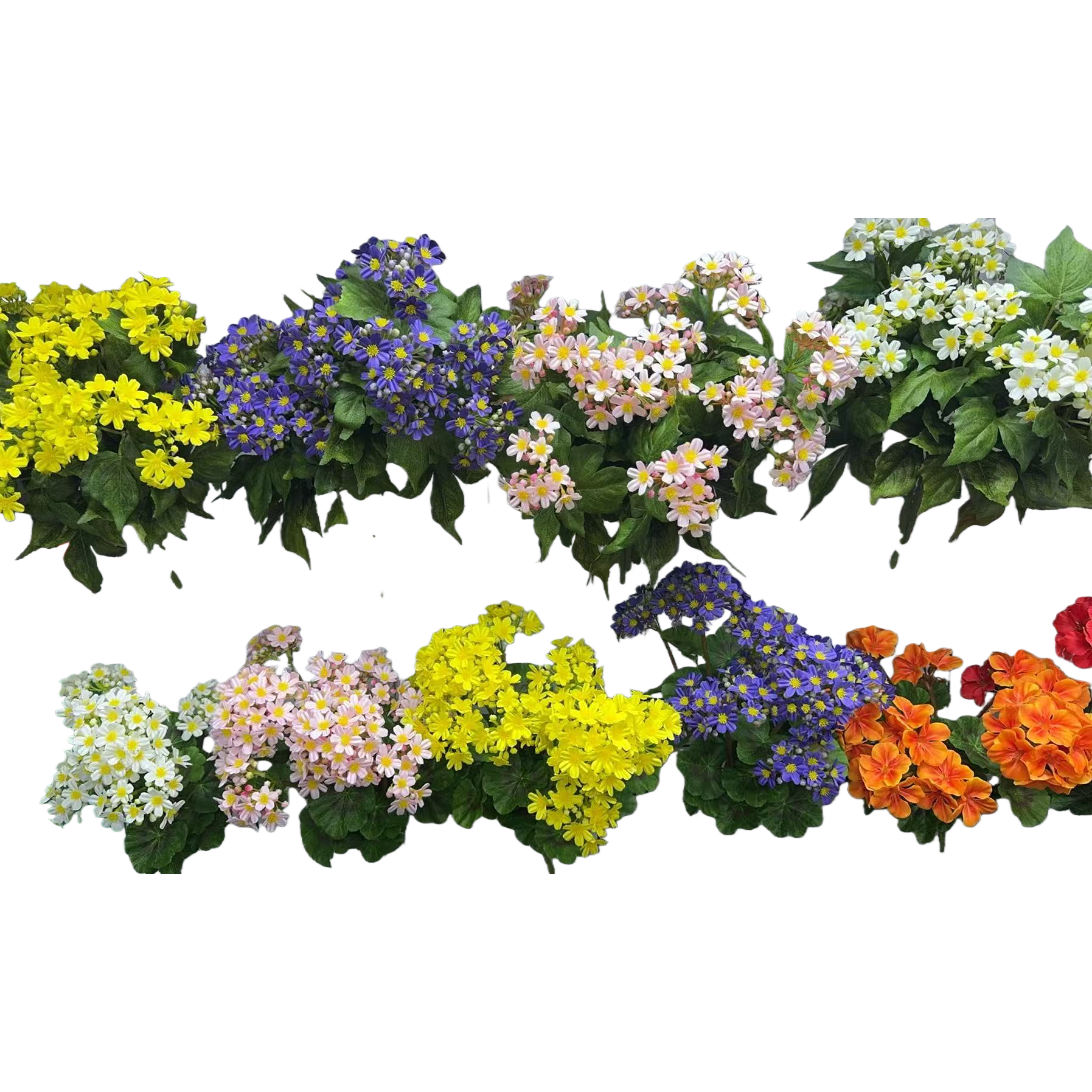 Monet's Garden Artificial plastic flowers, handcrafted flower materials, artificial flower decoration 111756741 Item Picture
