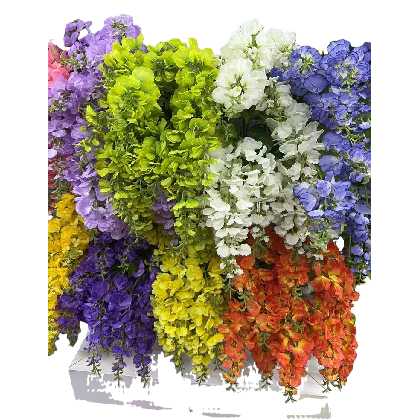 Monet Garden Artificial Plastic Flowers, handcrafted flower materials, artificial flower decoration 112015679 Item Picture
