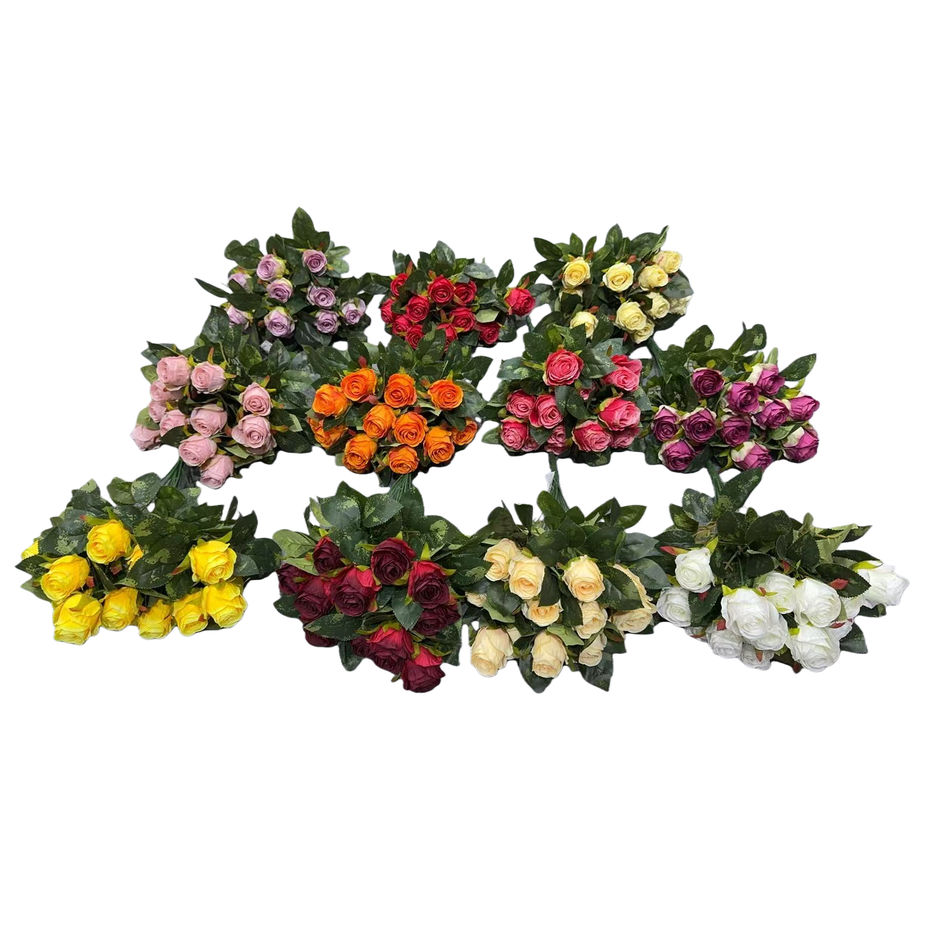 A realistic colorful rose bouquet with petal petals, specially designed for the "Flowers" event Item Picture