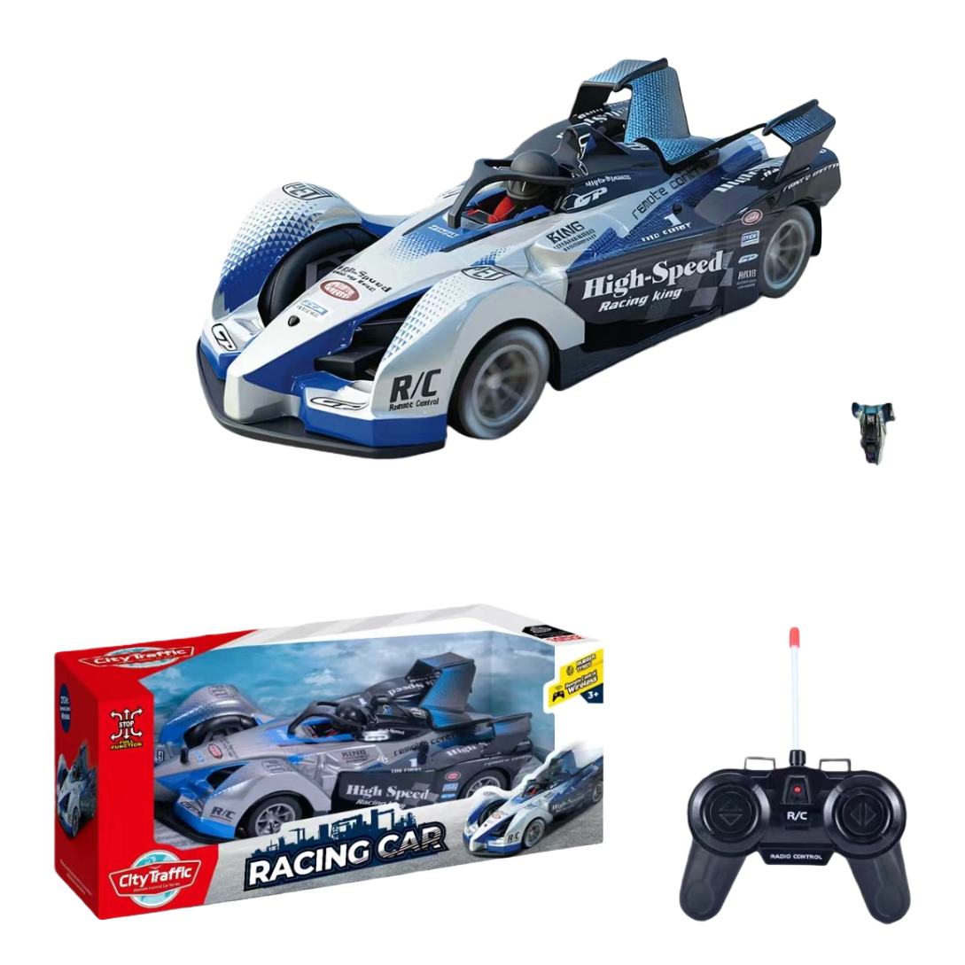 Remote control racing toy, children's toy, police car-shaped remote control car, 180g