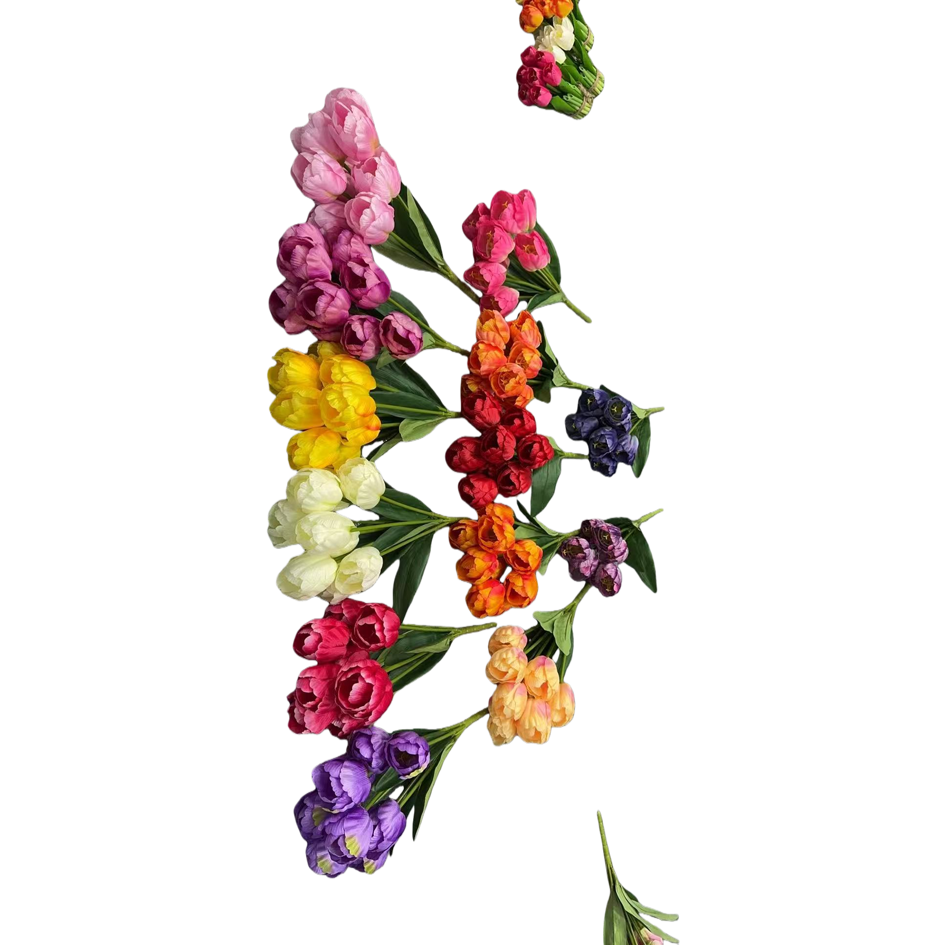 Monet Garden Artificial Plastic Flowers, handcrafted flower materials, artificial flower decoration 112639220 Item Picture