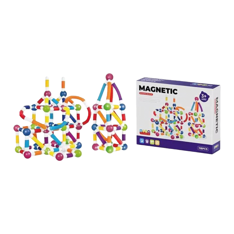 Magnetic colored building blocks, magnetic building blocks, magnetic sheets, magnetic blocks, magnetic balls, magnetic toys