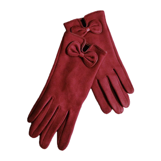 Full-finger gloves made of sheepskin for export can be customized according to samples