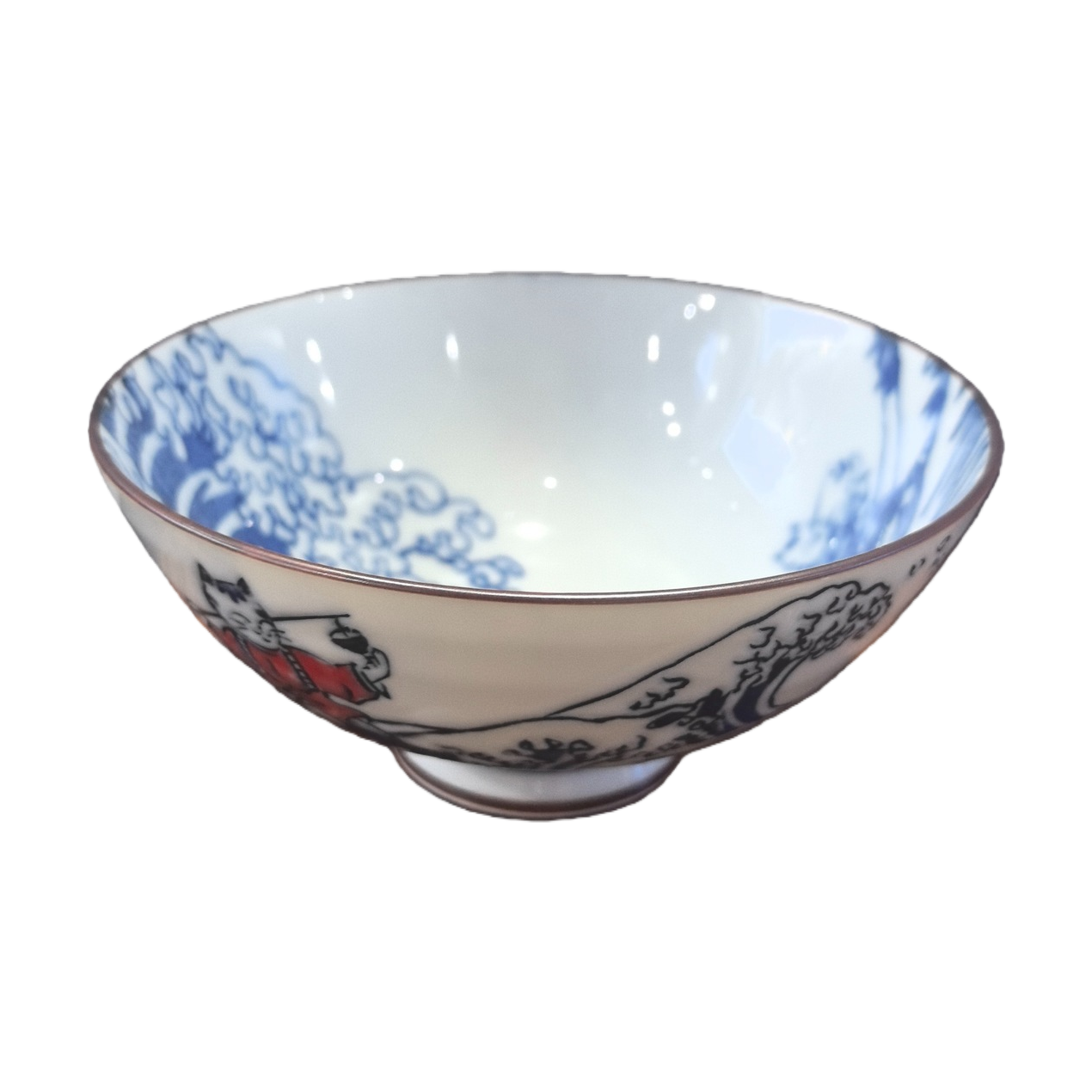 密胺碗/沙拉碗/泡面碗/方形碗/塑料可微波加热碗白底实物图