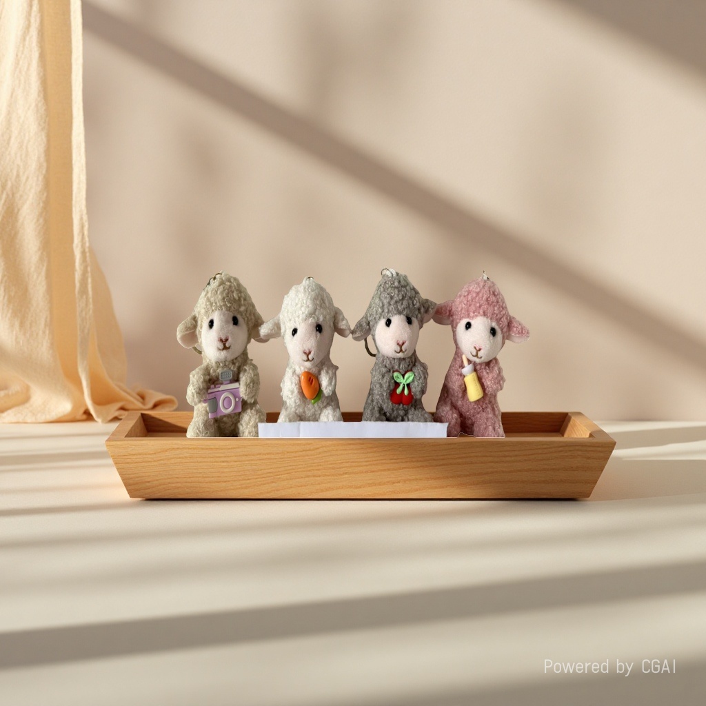 Plush sheep, plush toys, figurines, dolls, claw machines, children's toys Application Scenario