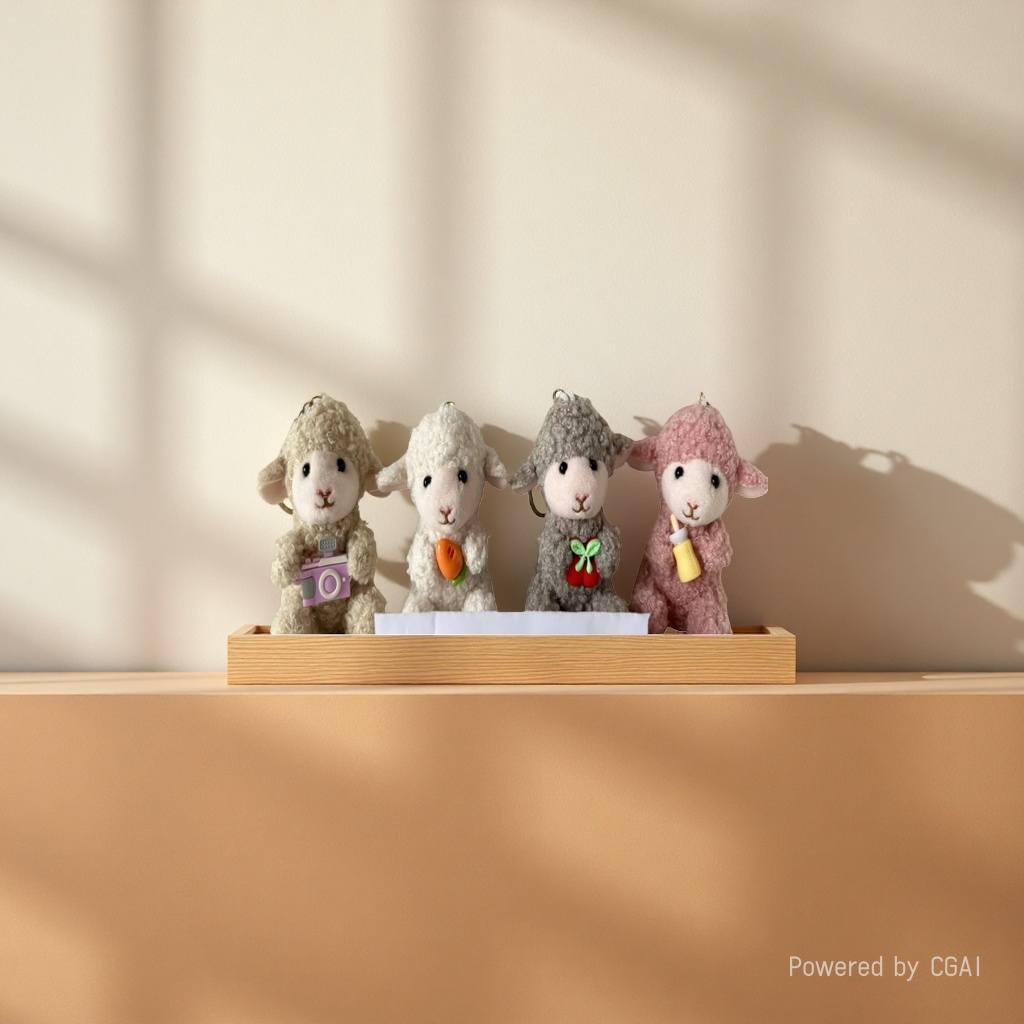 Plush sheep, plush toys, figurines, dolls, claw machines, children's toys Specification image