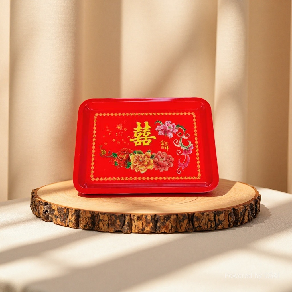 马口铁印花婚庆盆，婚庆盘，马口铁印刷产品，婚庆用品085305723