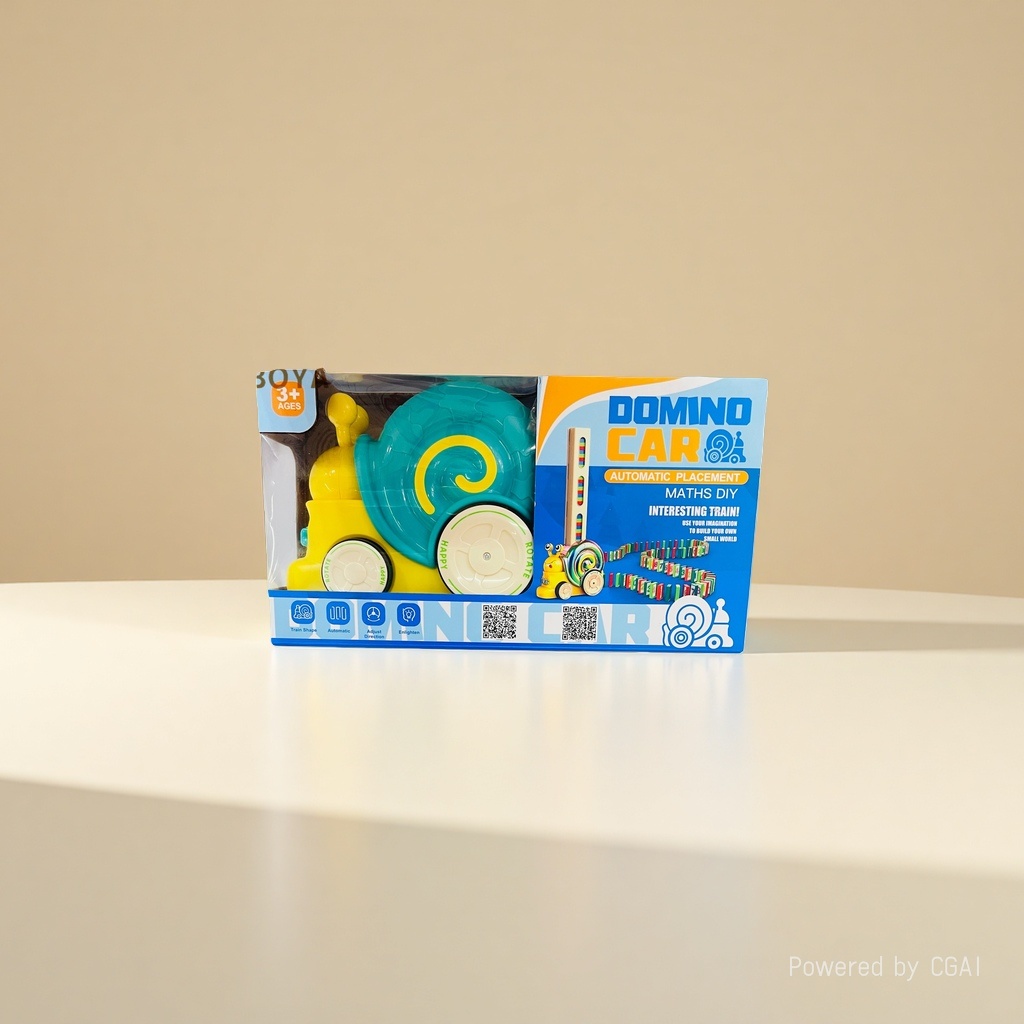 Ruoke Domino Train Toy Set Dominoes Specification image