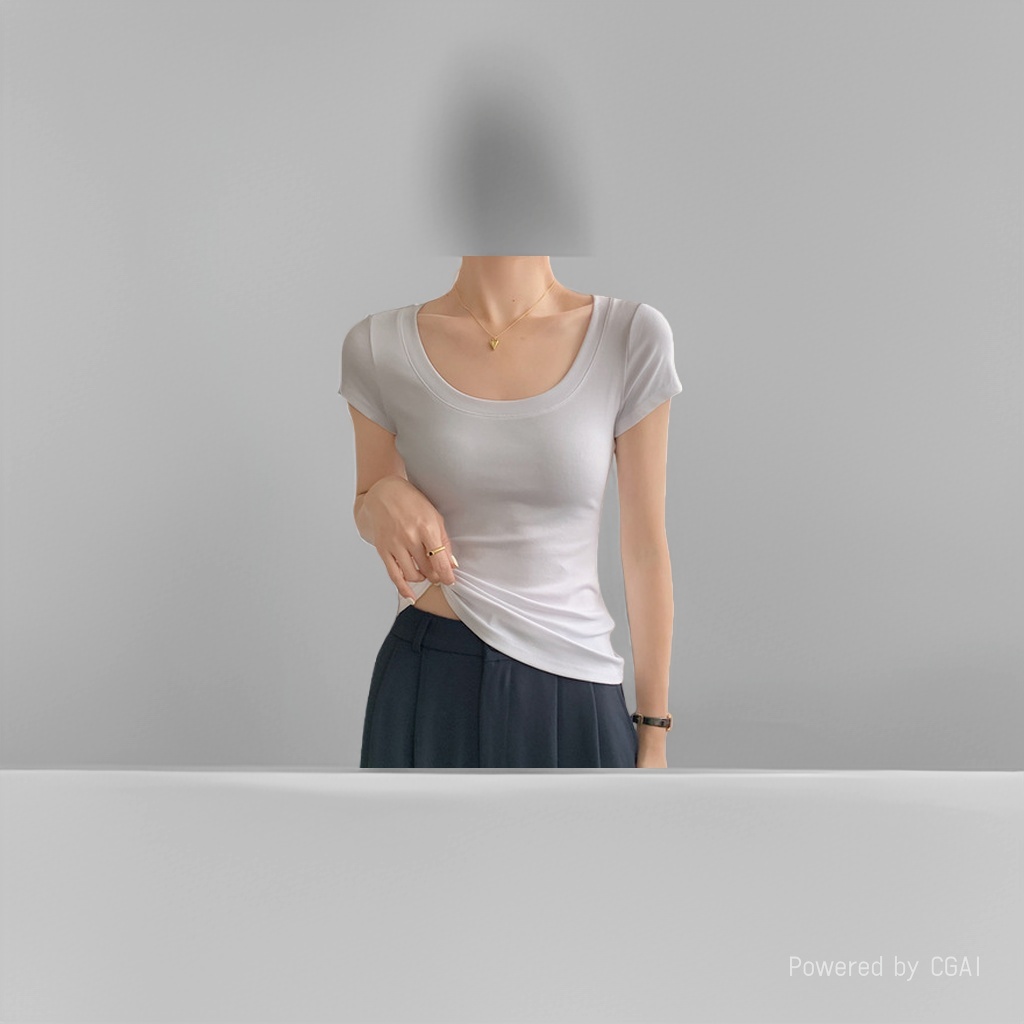 短袖凉感/衣服/中式女装/尾货/莱赛尔T恤女细节图