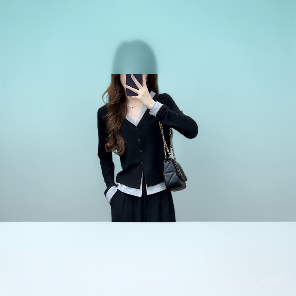 女式衬衫实物图