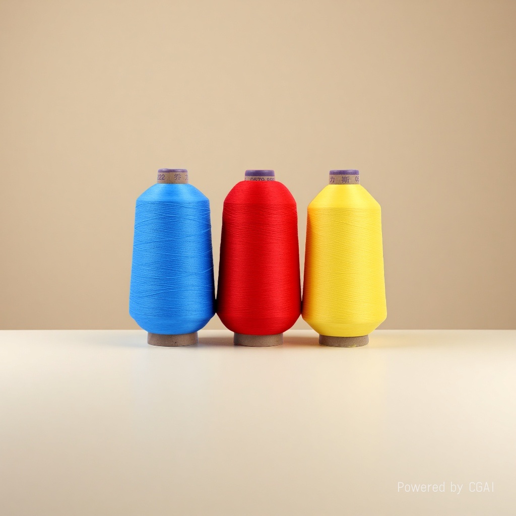Nylon thread, sewing thread, high-elasticity thread, lock edge thread, elastic overlock edge special Application Scenario