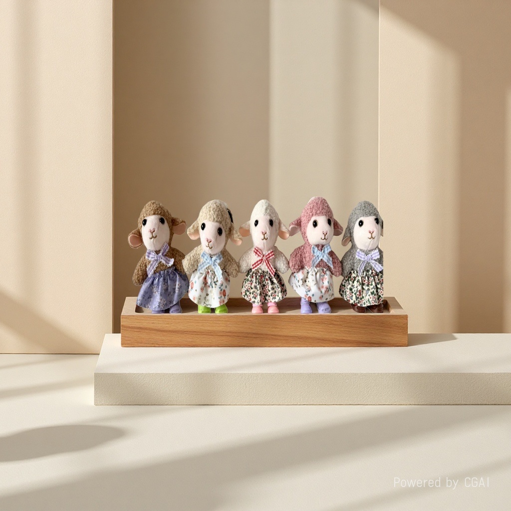 Popular online bestsellers: Little sheep bag, keychain, doll, plush toy, cute and adorable little sheep pendant, plush toy