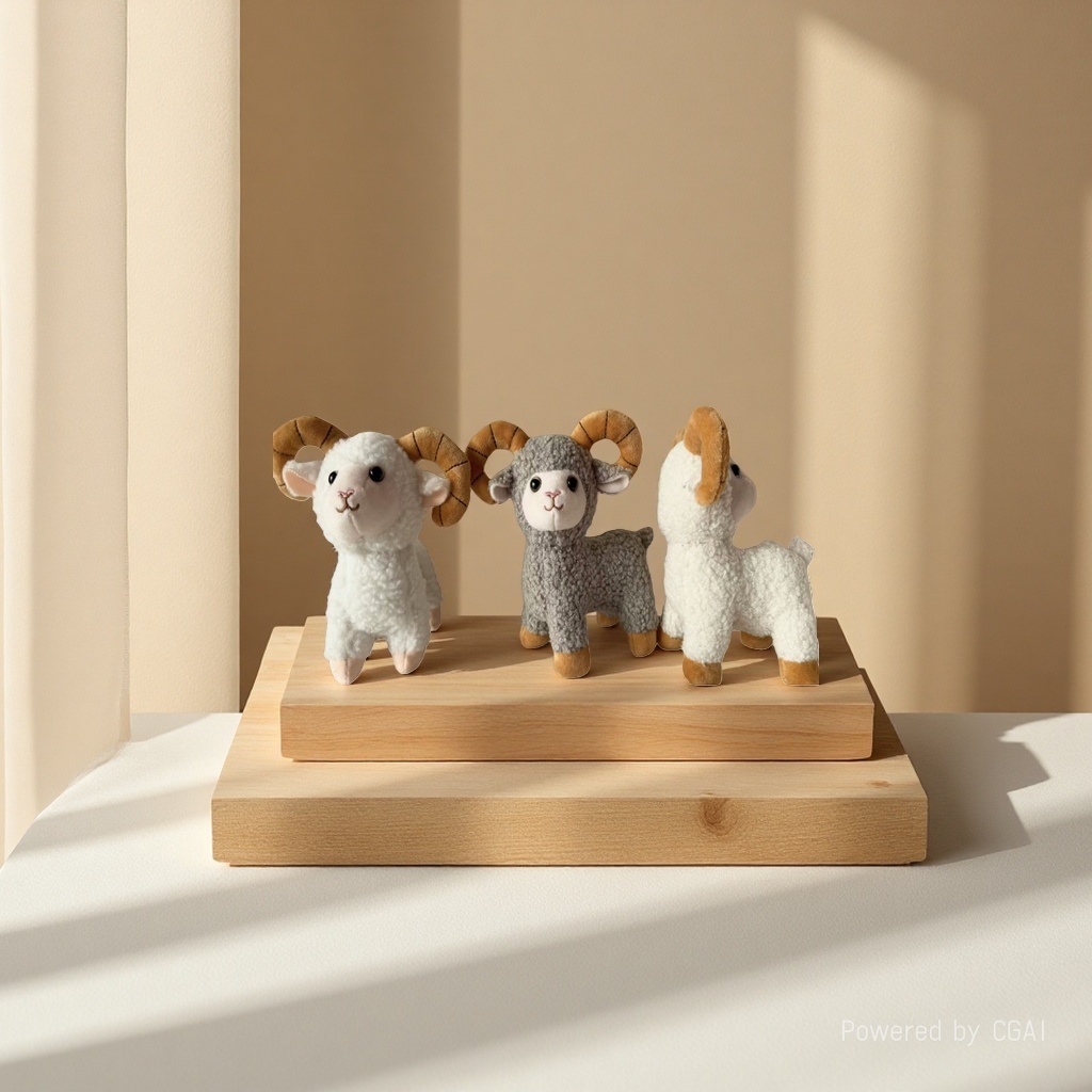 Wholesale of curly-haired little lamb dolls, soothing and stress-relieving dolls, and birthday gifts for children and adults