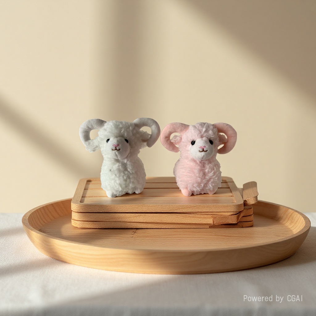 Plush sheep, plush doll, claw machine, children's toys 094044514 details Picture
