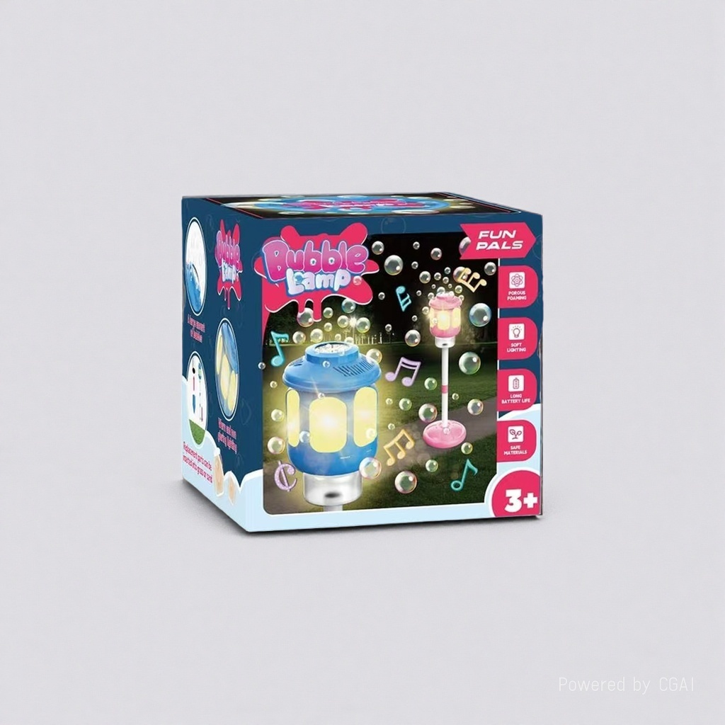 Bubble Lamp toy, bubble machine, children's summer cartoon smoke bubble machine details Picture