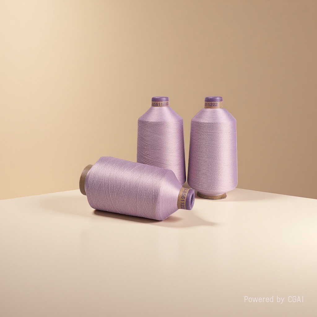 Special dyeing and overlock thread, high-elasticity silk thread, textile sewing thread Application Scenario