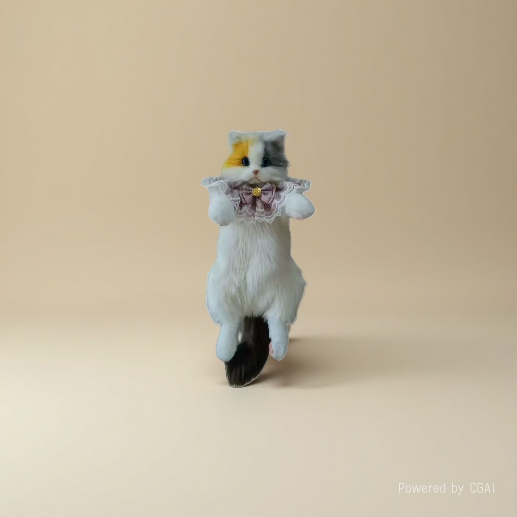 Cute simulation plush cat backpack doll, cat figurine, plush soothing doll, birthday toy gift for girls Application Scenario