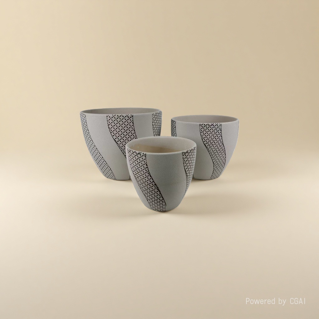 Decorative plastic ceramic hydroponic flower pot container with inner box Application Scenario
