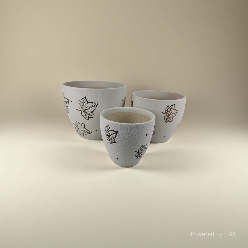 Ceramic flower POTS, plastic hydroponic flower POTS with inner boxes, home decorative flower vases 100146757 details Picture