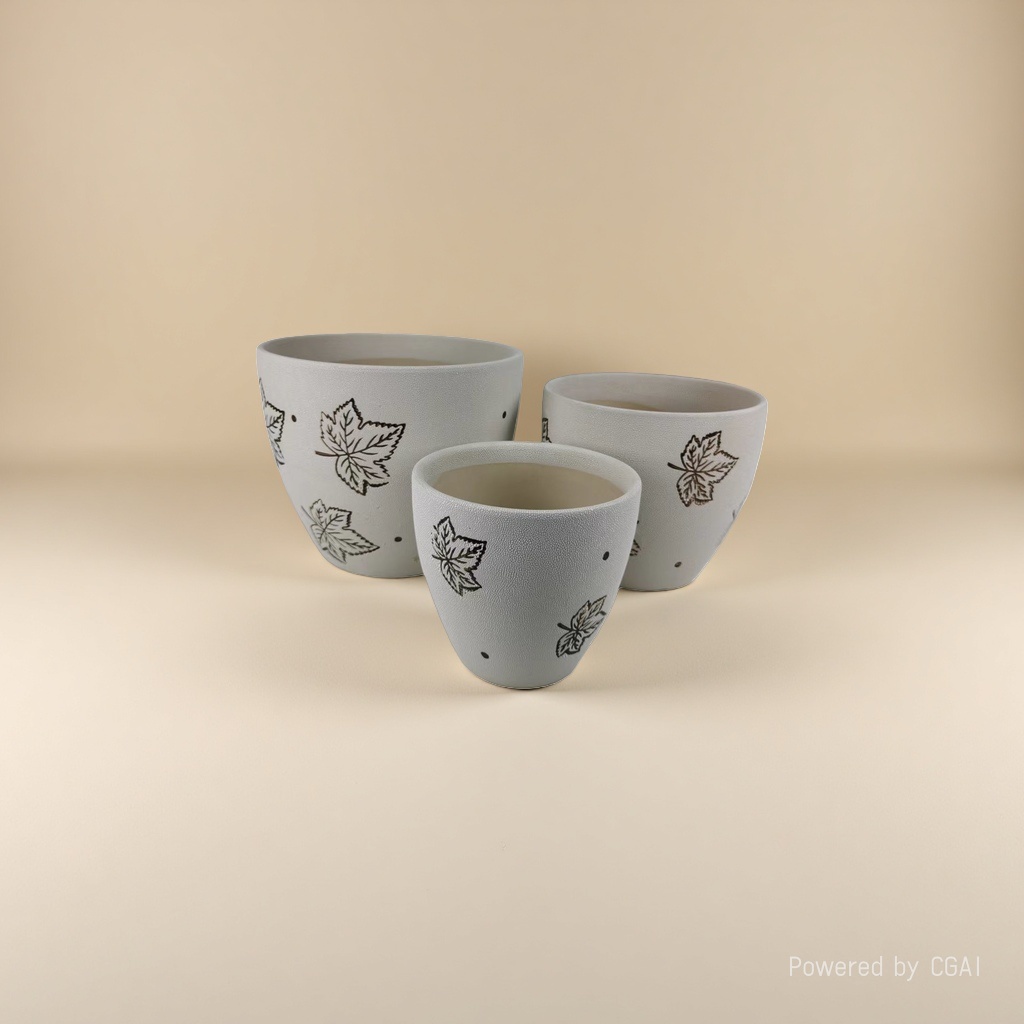 Ceramic flower POTS, plastic hydroponic flower POTS with inner boxes, home decorative flower vases 100146757 Specification image