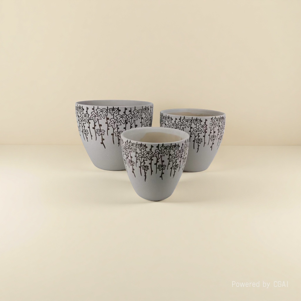 Ceramic and plastic hydroponic flower POTS and containers with inner boxes are available in multiple materials for simple home green plant cultivation Specification image