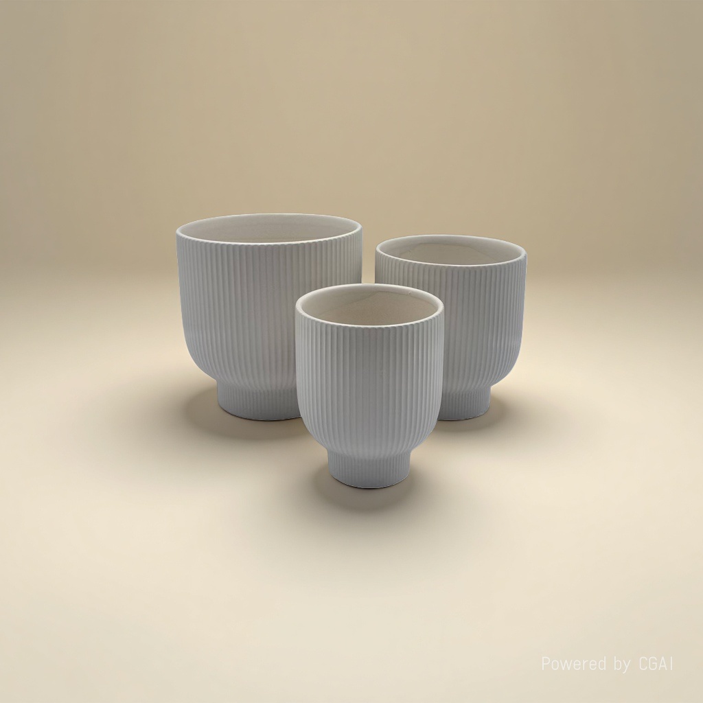 Ceramic hydroponic flower pot container with inner box, multi-material and multi-functional flower pot Specification image