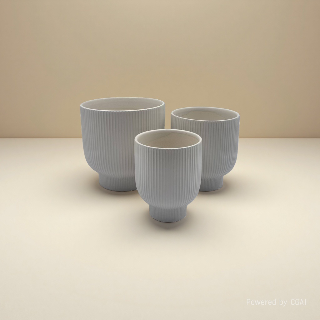 Ceramic hydroponic flower pot container with inner box, multi-material and multi-functional flower pot