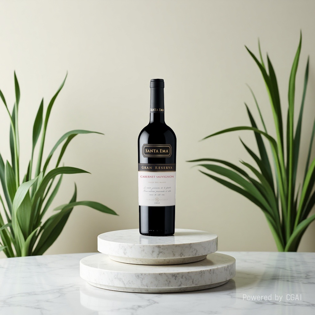 Wholesale of Chilean original bottle imported red wine, Saint Emma Cabernet Sauvignon Dry Red wine gift box, Premium, Premium Reserve details Picture