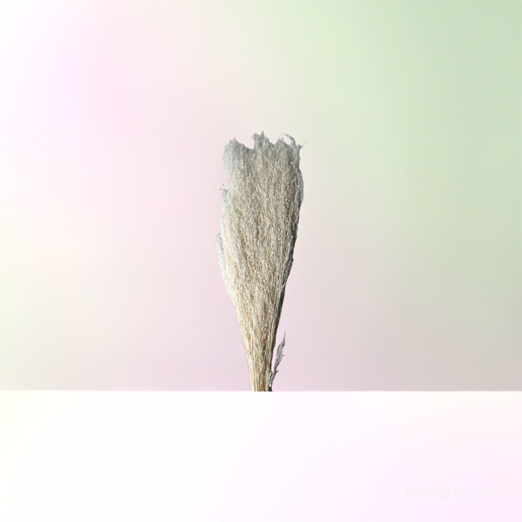 White dried flower bouquet with resin oil drip, artificial plant dried flower package 180g details Picture