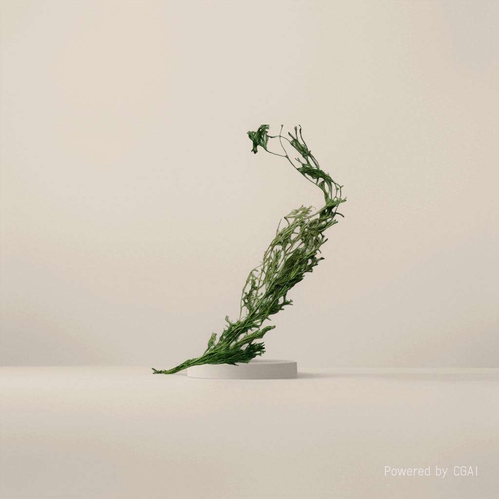 Simulated mistletoe branches and leaves resin green plants Artificial green plants branches simulated fruits Specification image