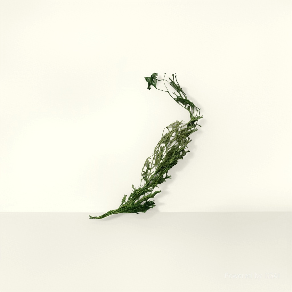 Simulated mistletoe branches and leaves resin green plants Artificial green plants branches simulated fruits details Picture