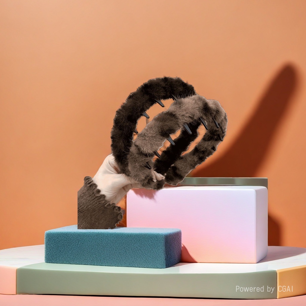 The plush pearl children's headband base is sweet and cute. The headband is suitable for various styles Application Scenario