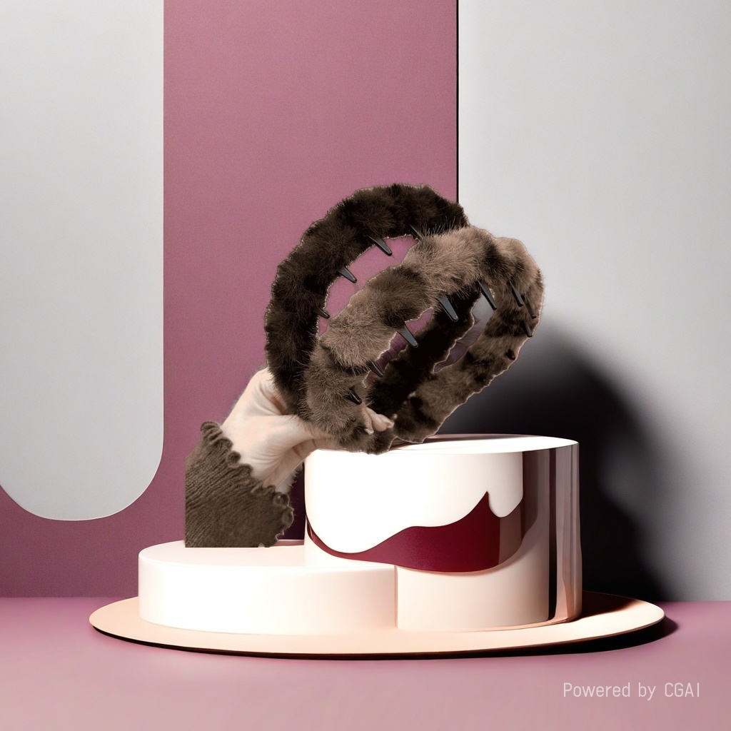 The plush pearl children's headband base is sweet and cute. The headband is suitable for various styles